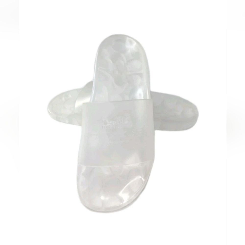 Coach Ulyssa Rubber Slide Sandals  Womens Size 6 Clear Transparent